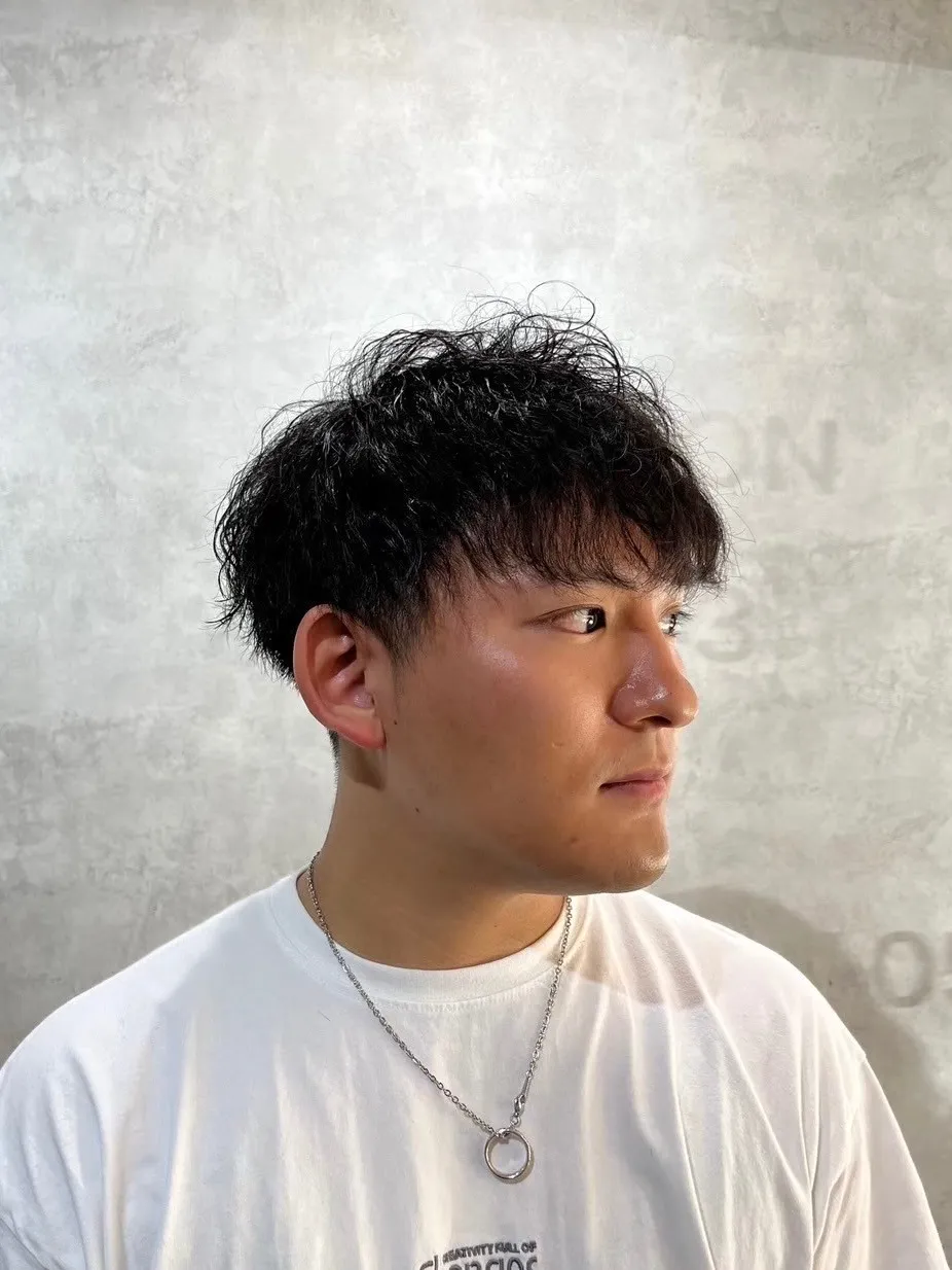 辻堂/メンズ/ショートカット/ツイストスパイラルパーマ/ヘッドスパ